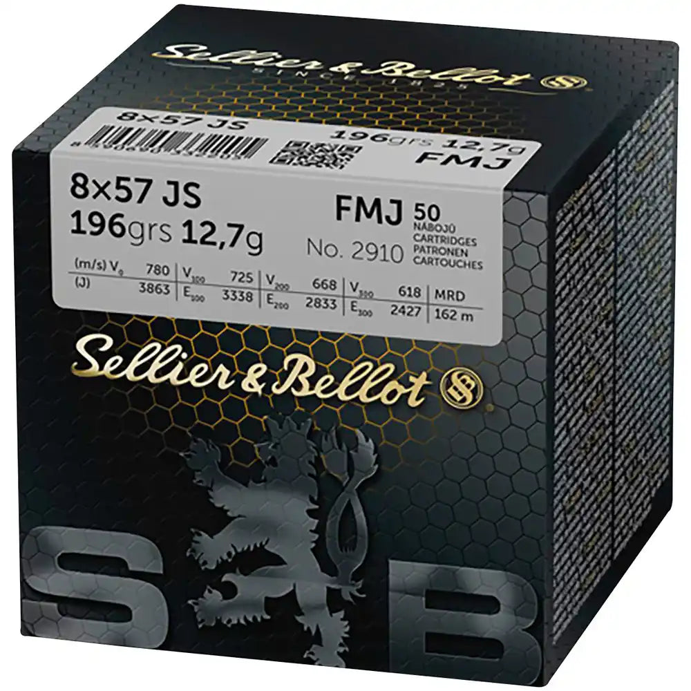 Sellier & Bellot 8x57 IS Vollmantel 12,7g/196grs.
