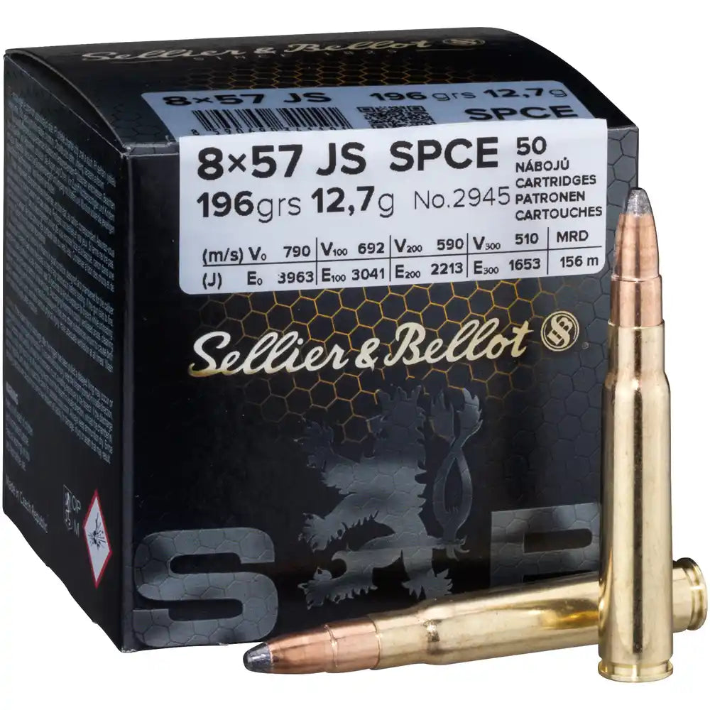 Sellier & Bellot 8x57 IS SPCEl 12,7g/196grs.