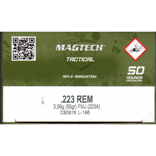 Magtech,223 Rem FMJ 55 gn 50St.