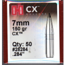 Hornady CX 7mm/.284 150 gn, 50 St