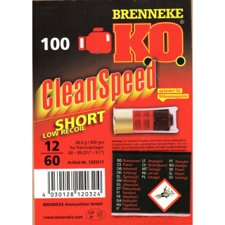 Brenneke Slug KO CS-short 12/60 28,4g 100St.