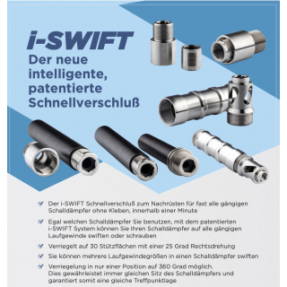 i-SWIFT Laufaladapterauf 5/8x24"