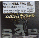 S&amp;B .223 Rem, FMJ, 55 gn, 100 St.