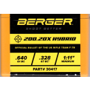 Berger Geschoss .308, 200.20X, Hybrid Target, 100 St.