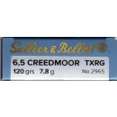 S&B 6,5 Creedmoor TXRG blue, 120 gn, 20 St. bleifrei