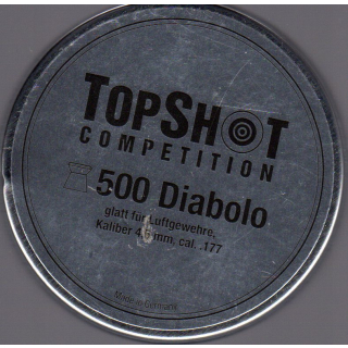Topshot Comp. Diabolo glatt 4,5mm 500 St.