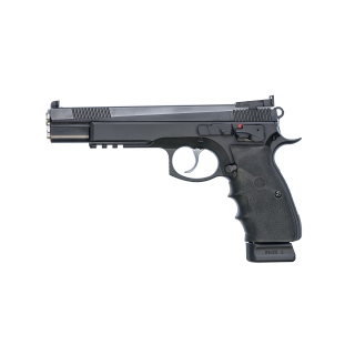 CZ Pistole CZ75 Taipan Blue getunt, 6"  9mmLuger, Single-Action