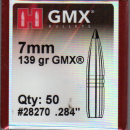 Hornady GMX 7mm/.284 139 gn, 50 St.